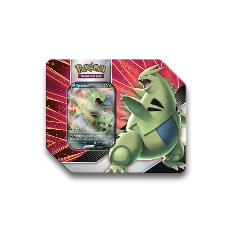 Collectors Chests & Tins - tins-lunchboxes-cases - Pokemon, Tin, Tyranitar V - PokePerkCards